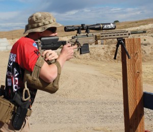 Cam at precision rifle match with Ashbury custom 6.5 Creedmoor